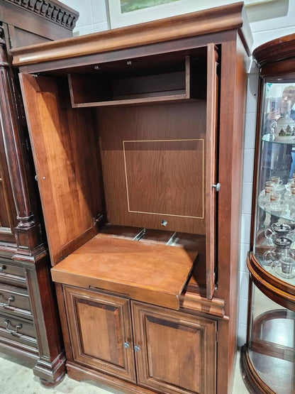 Solid Wooden Armoire/Media Cabinet/Wardrobe