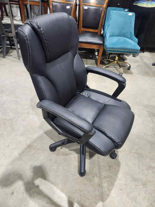 Bonded Leather Reclining Office Chair