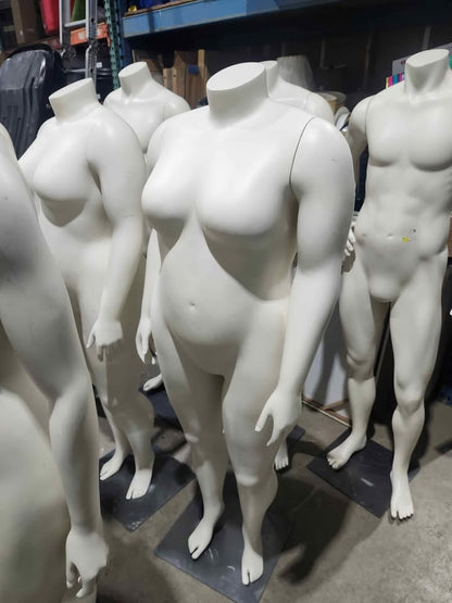 Retail Quality Full Body Mannequins with Stands - 11 Available M/F