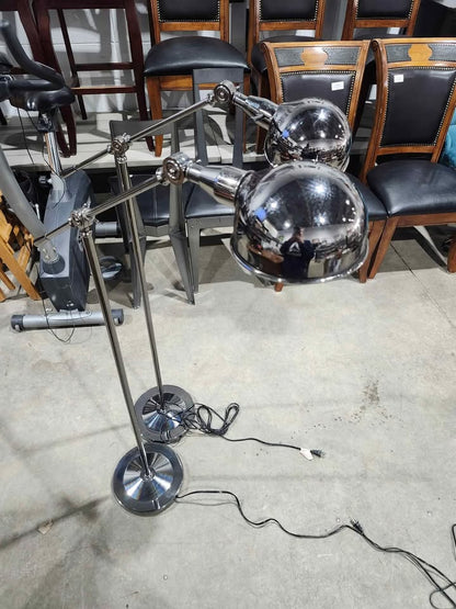Steel Adjustable Floor Lamp - 2 Available