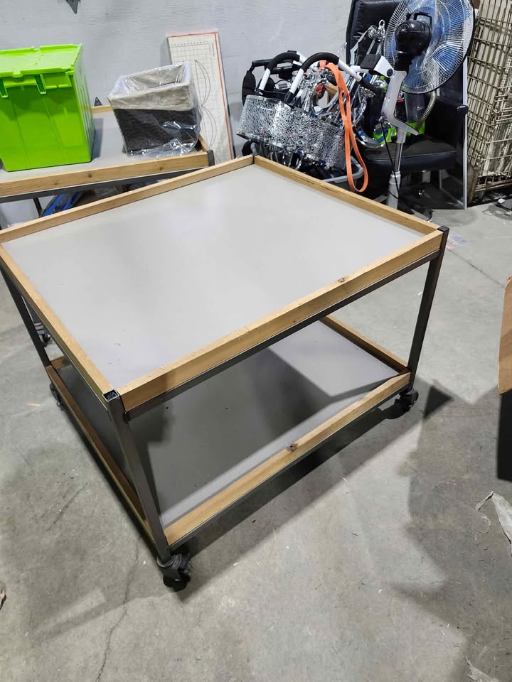 Large Rolling Display/Warehouse Cart - 2 Available