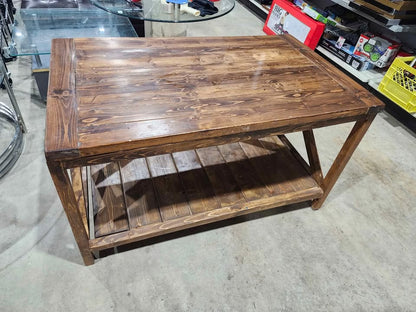 Large Rustic Farmhouse Homemade Wooden Table