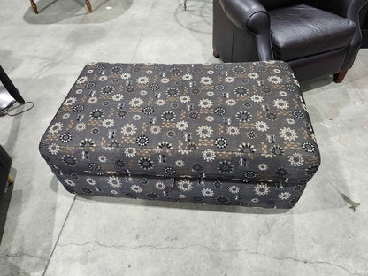 Unique Pattern Fabric Storage Ottoman