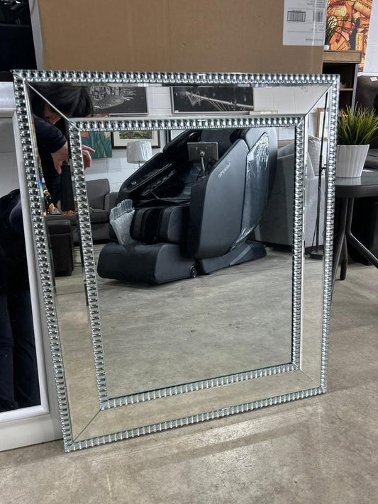 The Vanity Series - Beaded Mirror on Mirror - 2 AVAILABLE
