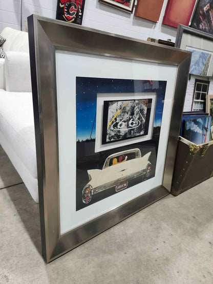 " Drive In " 3D Framed Artwork by KC Haxton