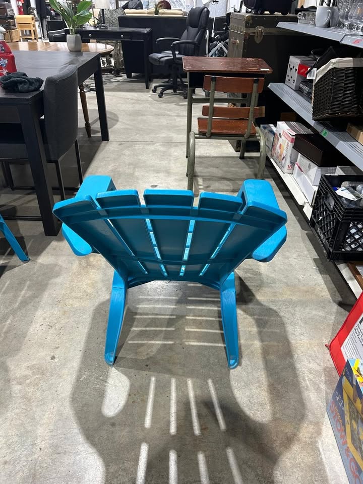 Teal Stackable Adirondack Chairs - Set of 2