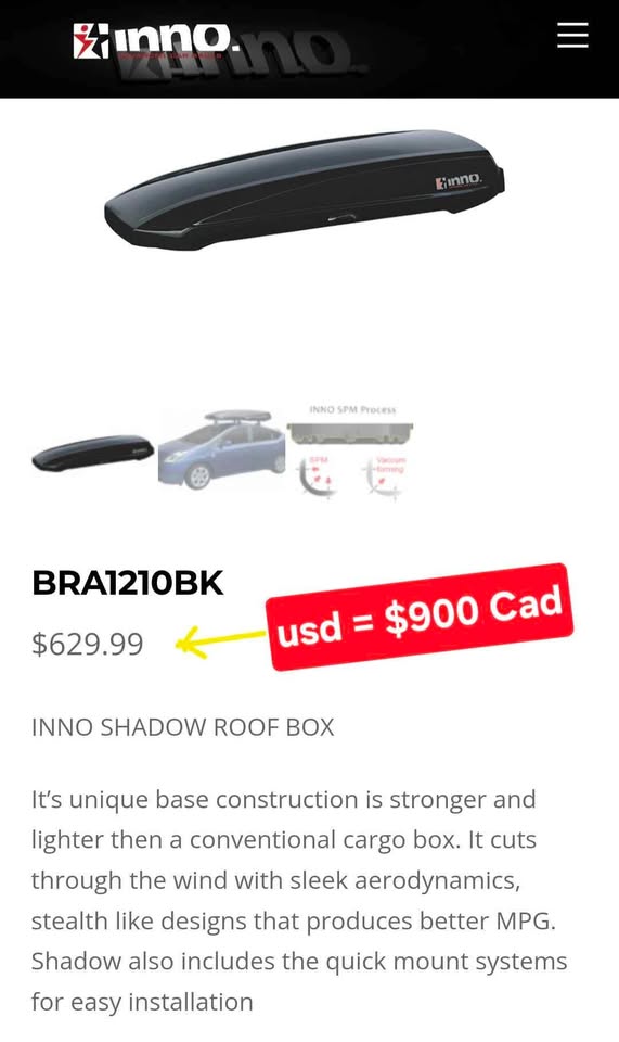 Inno Shadow Roofbox