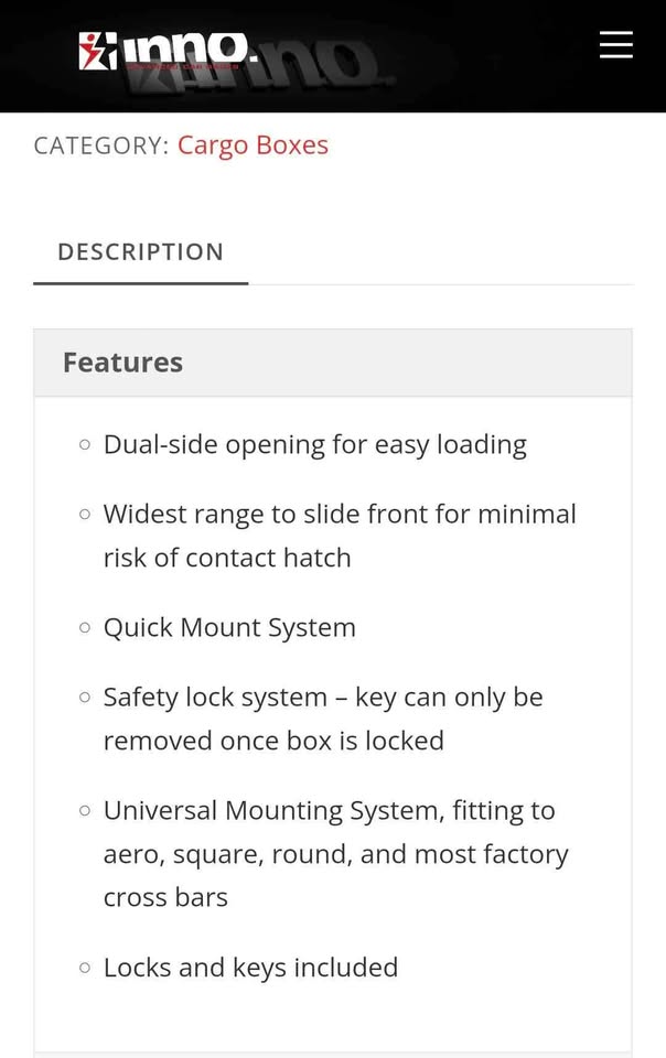 Inno Shadow Roofbox