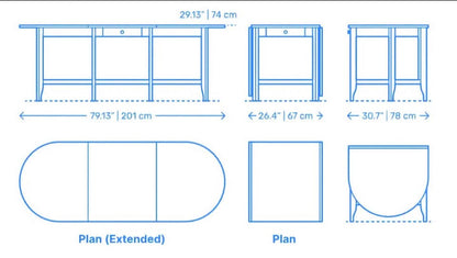 Ikea GAMLEBY Extendable Dining Table