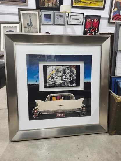 " Drive In " 3D Framed Artwork by KC Haxton