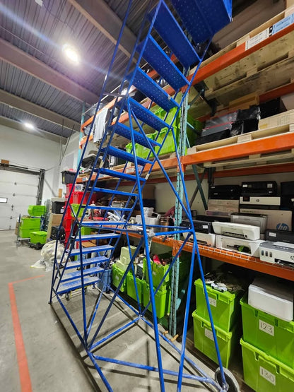 15.5ft - 16 Step Rolling Platform Ladders - 2021