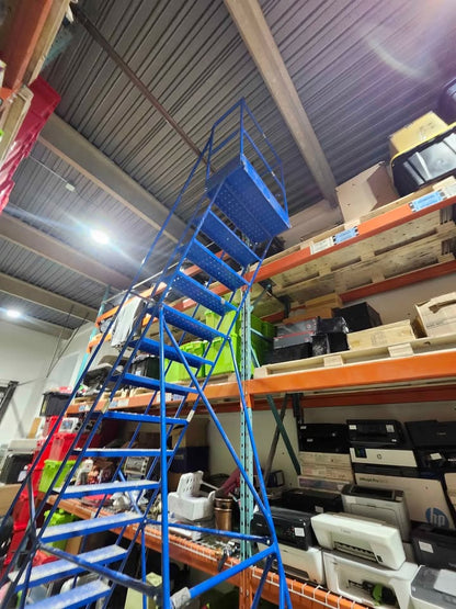 15.5ft - 16 Step Rolling Platform Ladders - 2021