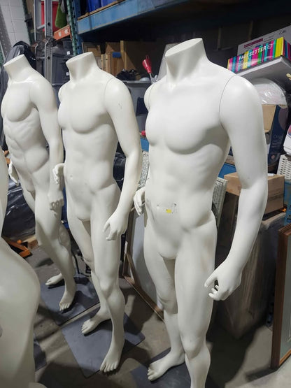 Retail Quality Full Body Mannequins with Stands - 11 Available M/F