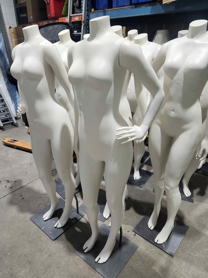 Retail Quality Full Body Mannequins with Stands - 11 Available M/F