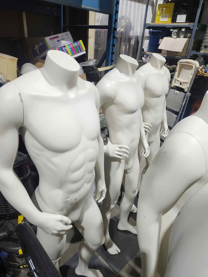 Retail Quality Full Body Mannequins with Stands - 11 Available M/F