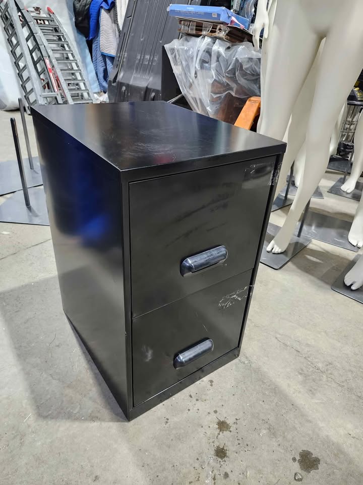 Small 25" 2-Drawer Filing Cabinet