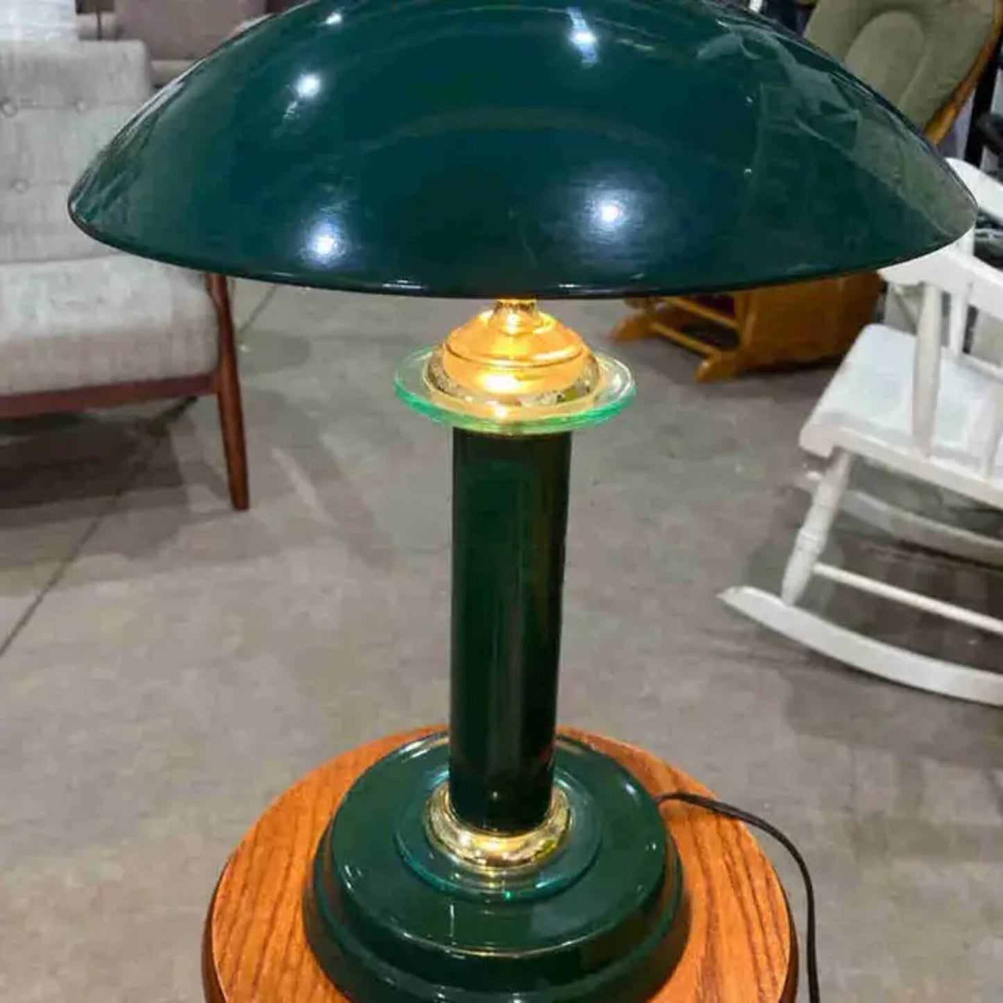 Vintage Bankers Lamp