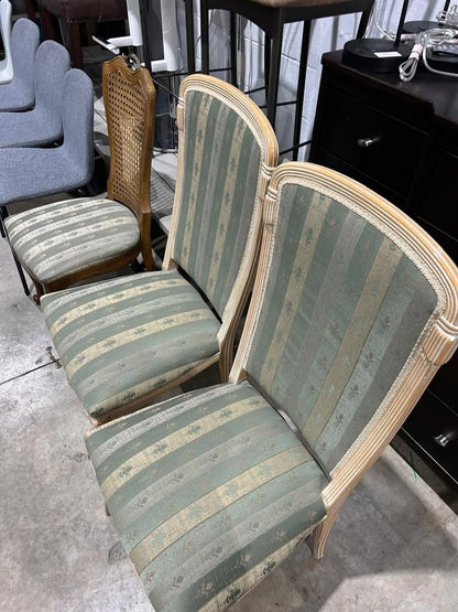 Vintage Upholstered Dinnig Chairs - 3 Available