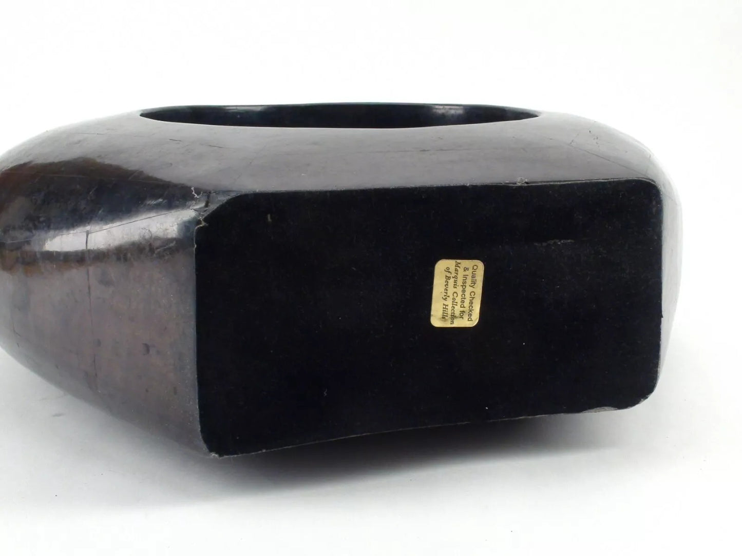 Marquis Collection Of Beverly Hills, Large Art Deco Vase In Black