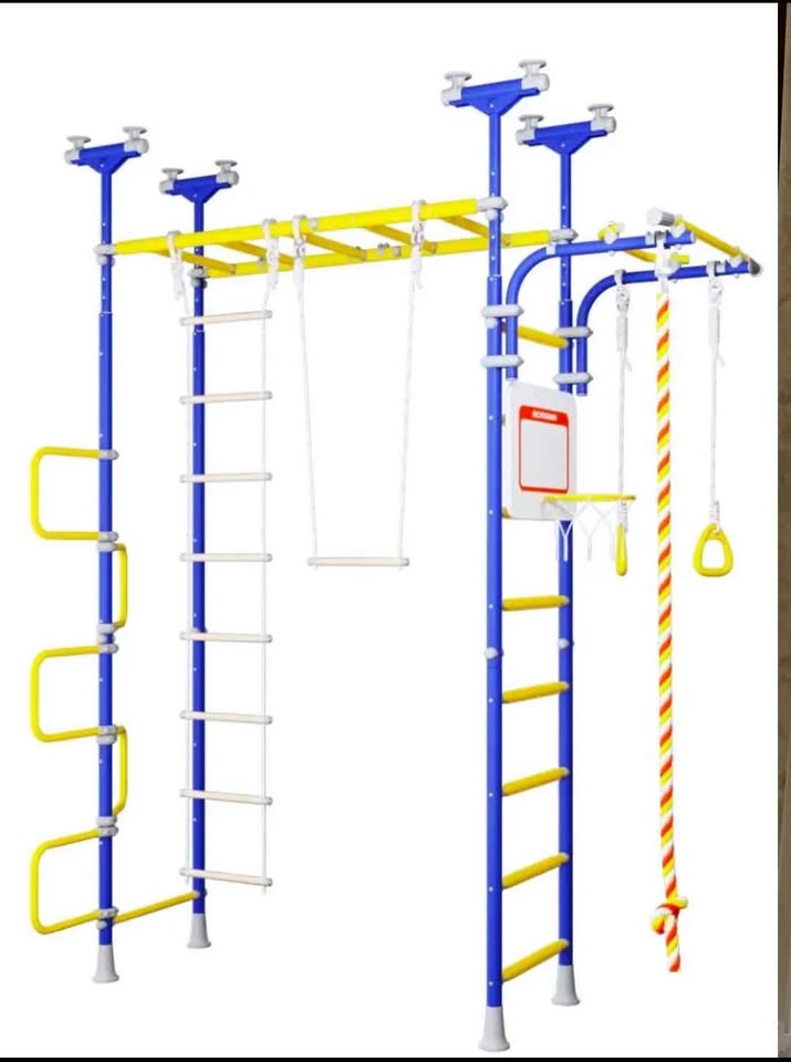 New! Indoor Home Play Gym & Playground For Kids - Pegasus