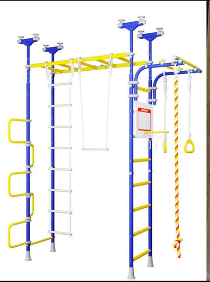 New! Indoor Home Play Gym & Playground For Kids - Pegasus