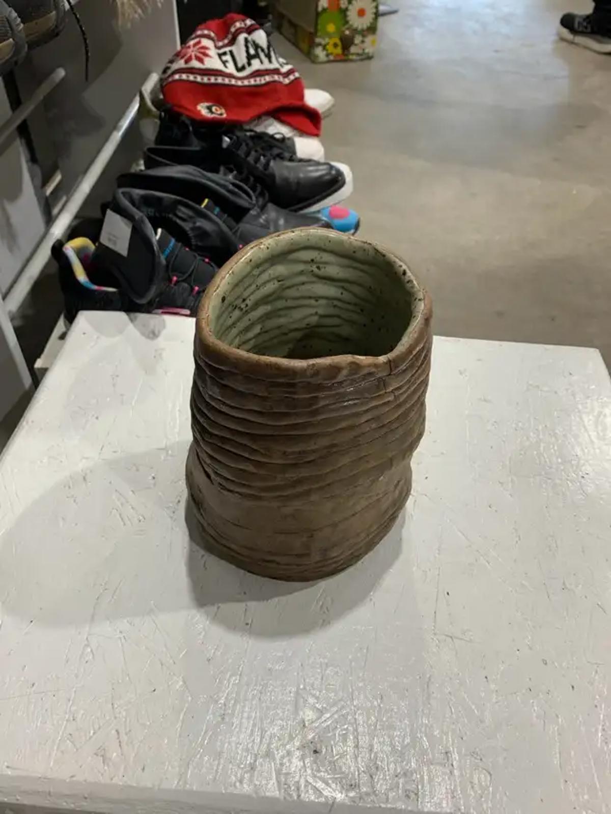 Abstract Pottery Vase