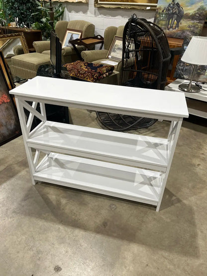 White Console Table