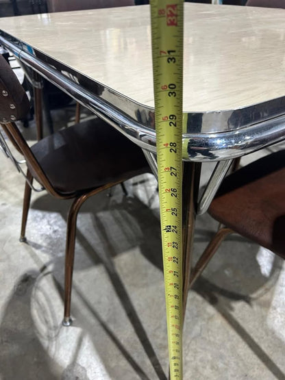 Vintage Retro 60's-70's Dinning table + 4 Chairs