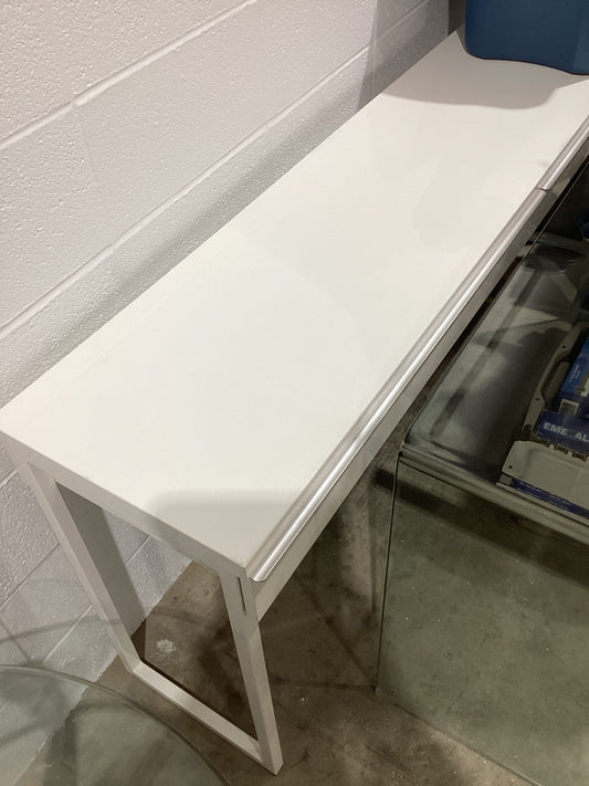 Ikea besta burs glossy white desk