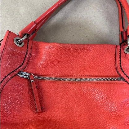 Danier Coral Pink Leather Handbag