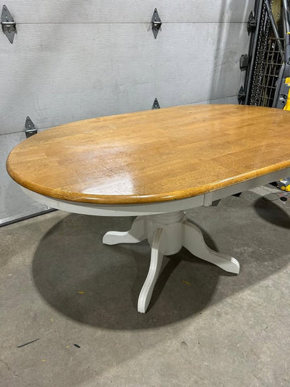 Oval dining table