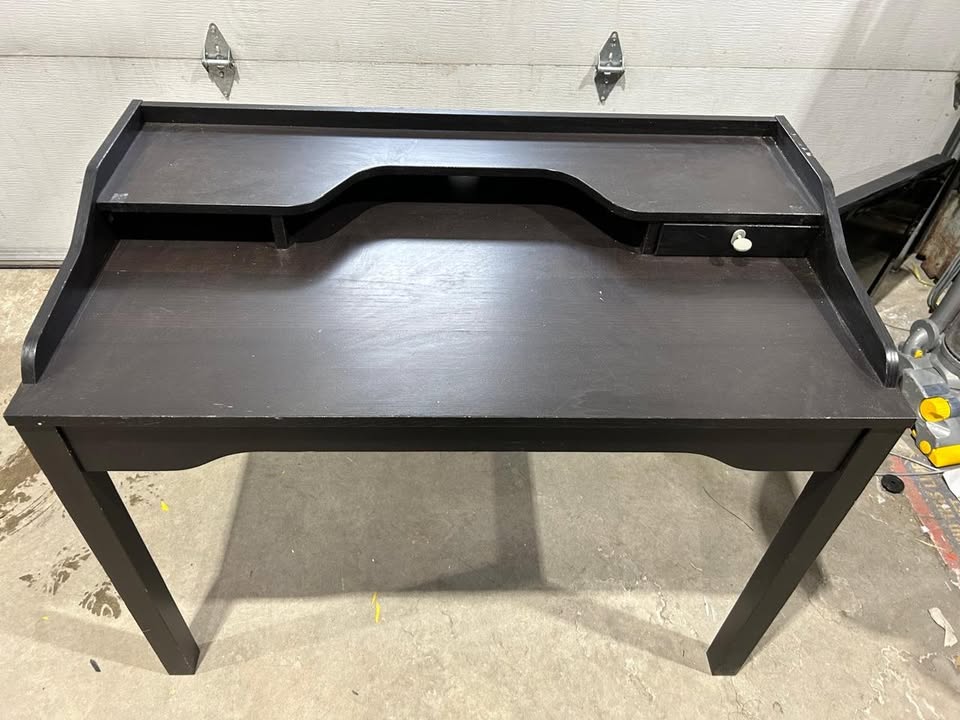 IKEA Gustav Black/Brown desk