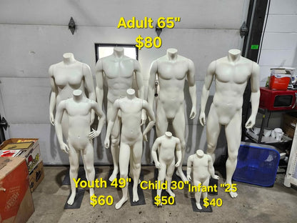 Youth Mannuquin - 2 available