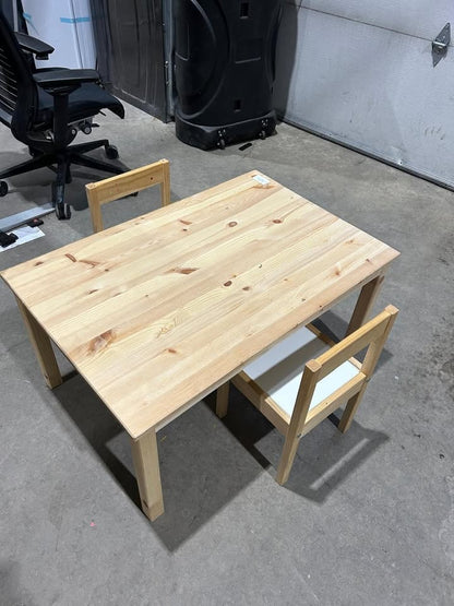 Kids Table + 2 Chairs
