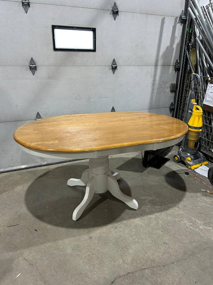 Oval dining table