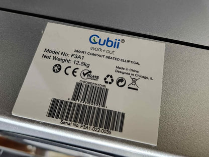 Cubii Pro Smart Compact Seated Elipitcal - Bluetooth