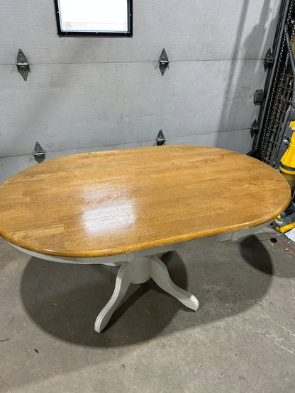 Oval dining table