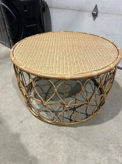 Rattan/Bamboo Round Coffee Table