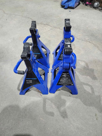 Heavy-Duty Steel Jack and Axle Stands 3 Tonnes - 4 Available