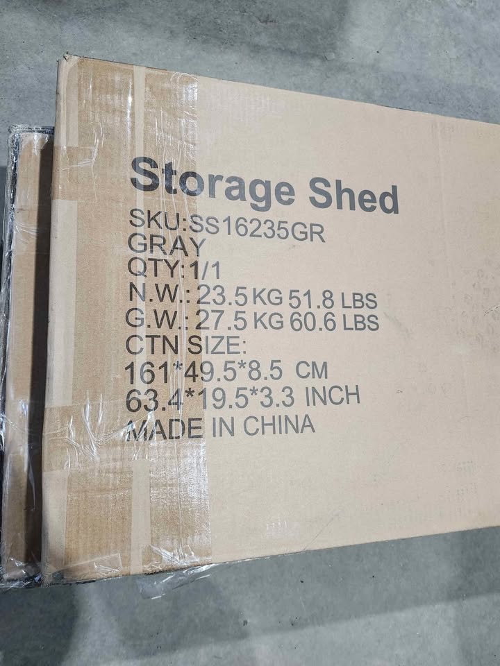 Brand New! Outdoor Metal Storage Shed - 3 Available