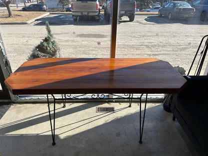 Vintage Table - Metal and wood