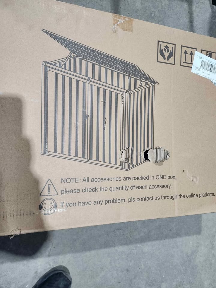 Brand New! Outdoor Metal Storage Shed - 3 Available