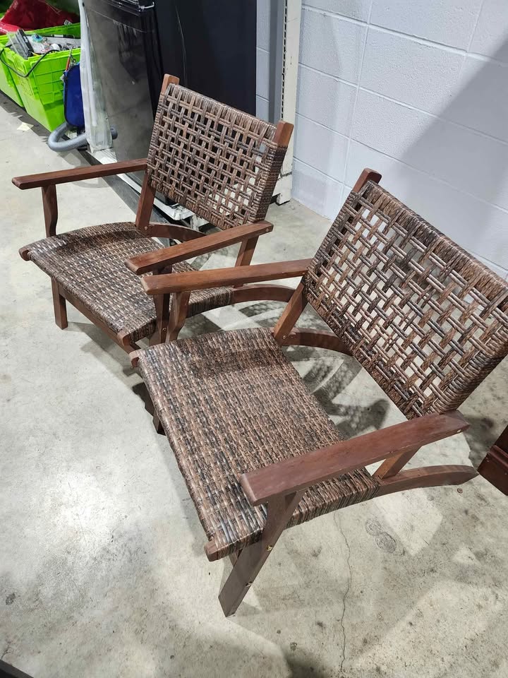 Costway Rattan Patio Chair Set