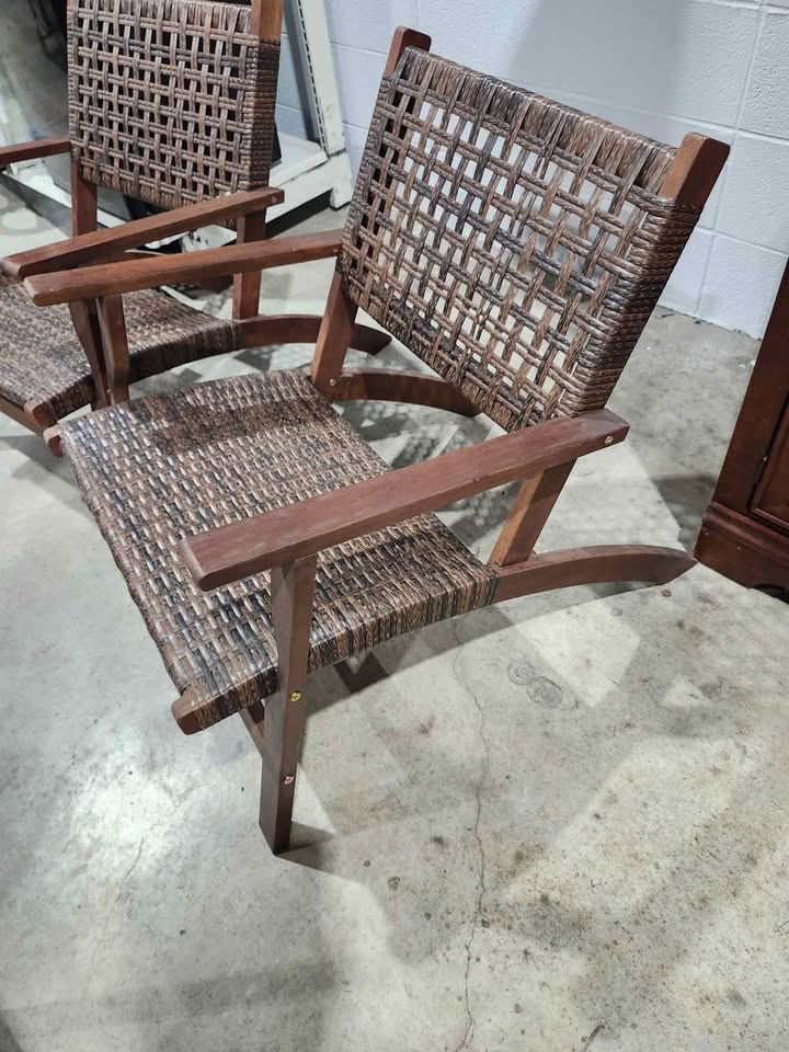 Costway Rattan Patio Chair Set