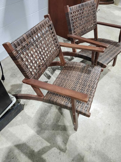 Costway Rattan Patio Chair Set