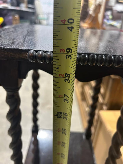 Vintage 3 tier plant stand - Black/Brown