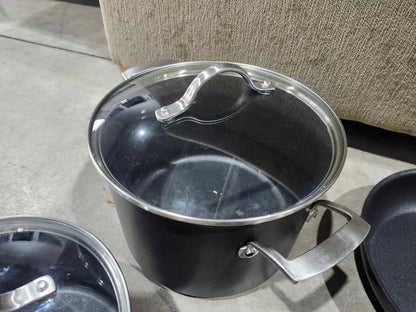New! Kirkland Signature 7-piece Hard Anodized Cookware Set