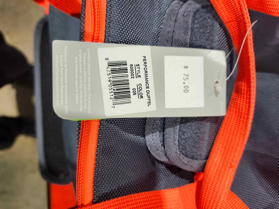 New! New Balance Duffel/Gym Bag
