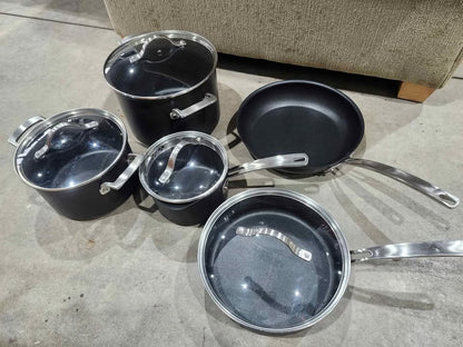 New! Kirkland Signature 7-piece Hard Anodized Cookware Set
