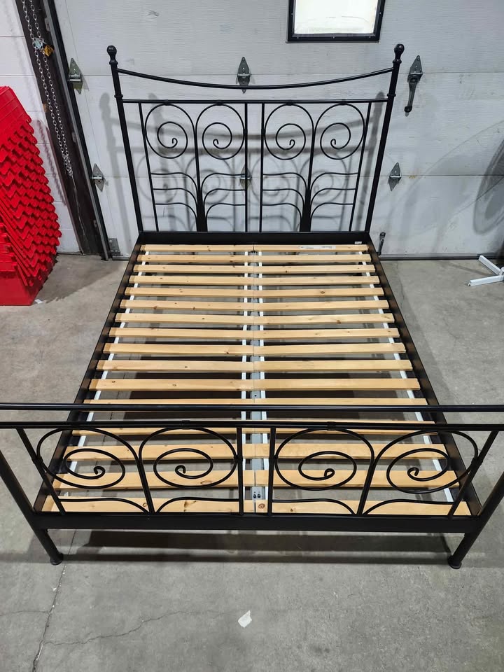 Ikea NORESUND Metal Bed Frame with Slats